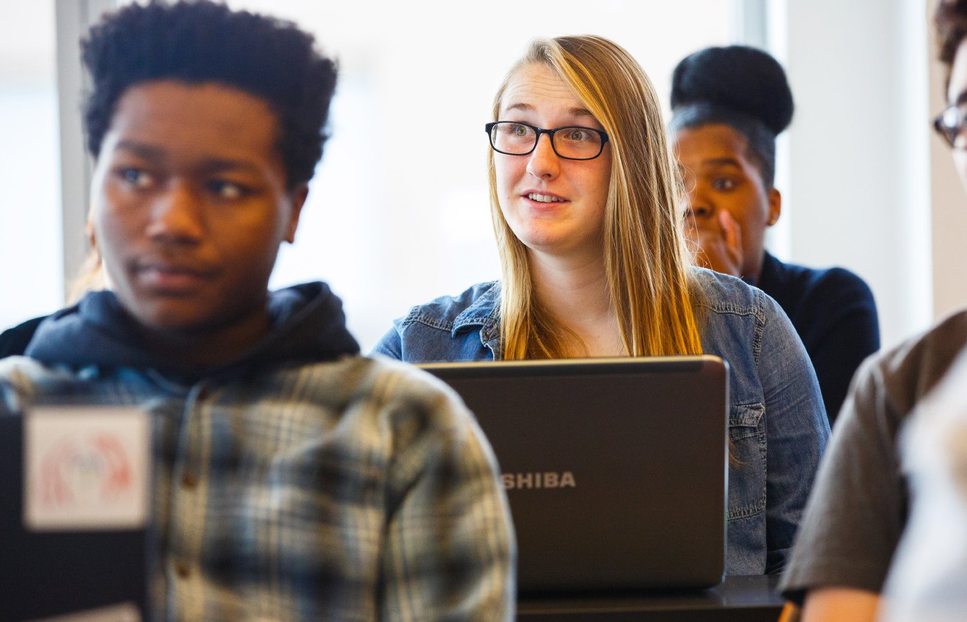 Students in class